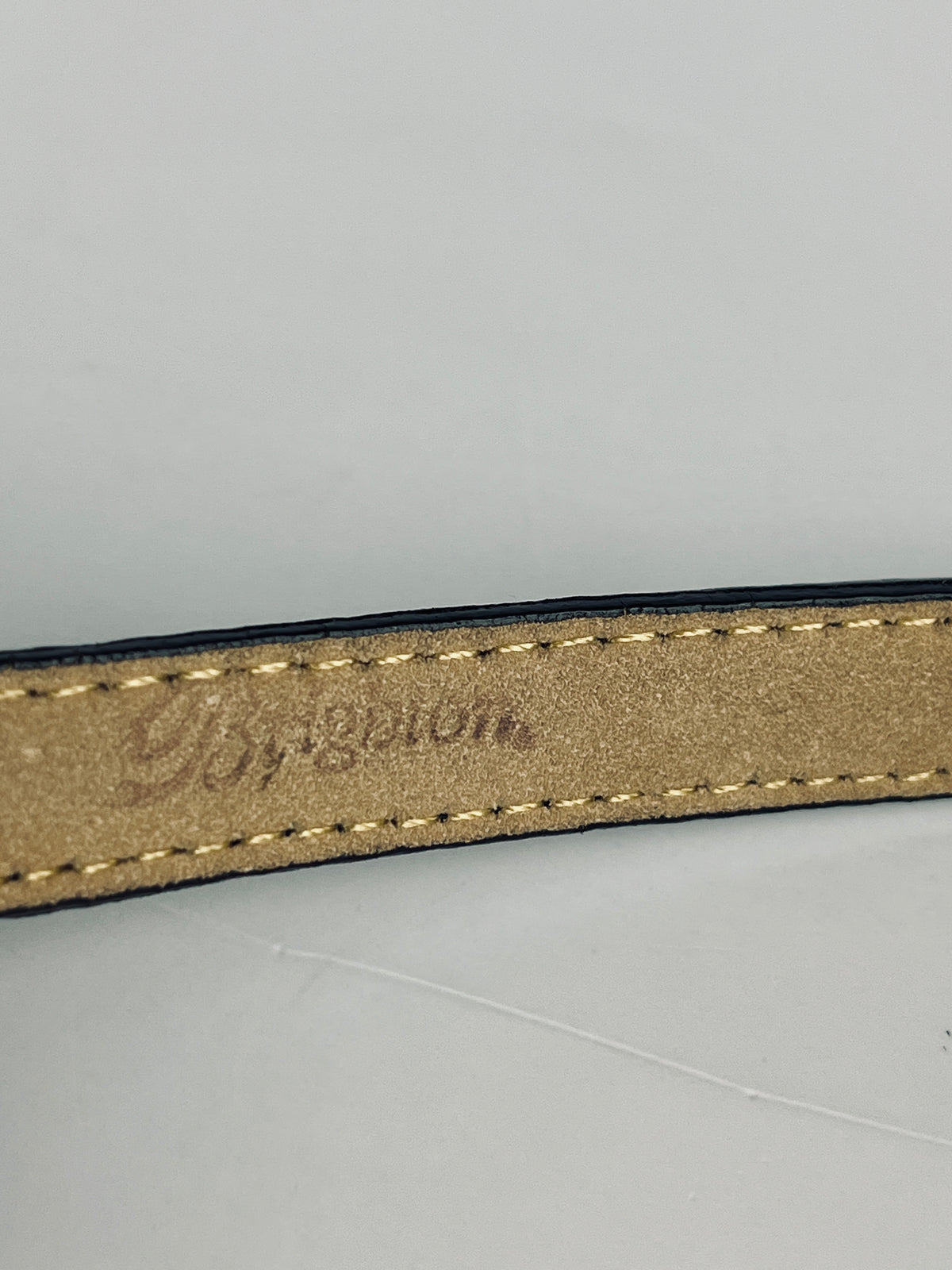 Vintage Leather Heart Belt