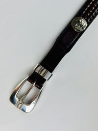 Vintage Brown Leather Brighton Golf Belt