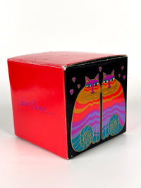 Vintage 80s Rainbow Cats Mug