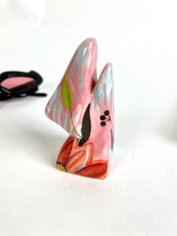 Ceramic Floral Nose Eyeglass Holder