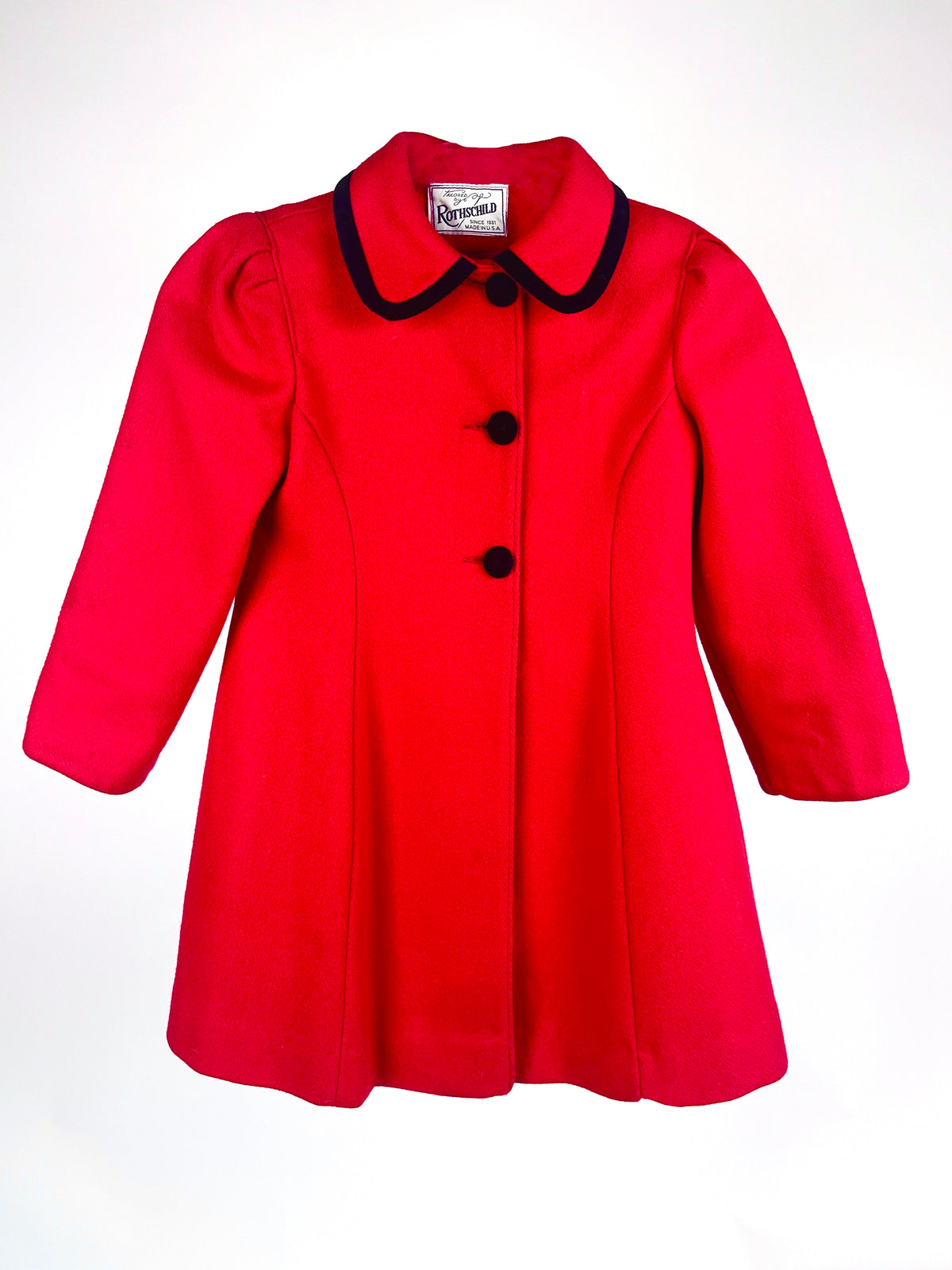 Vintage 1970s Rothschild Wool Girl’s Coat