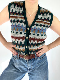 Vintage Wool Sweater Vest