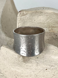 Vintage Sterling Silver Shimmer Ring