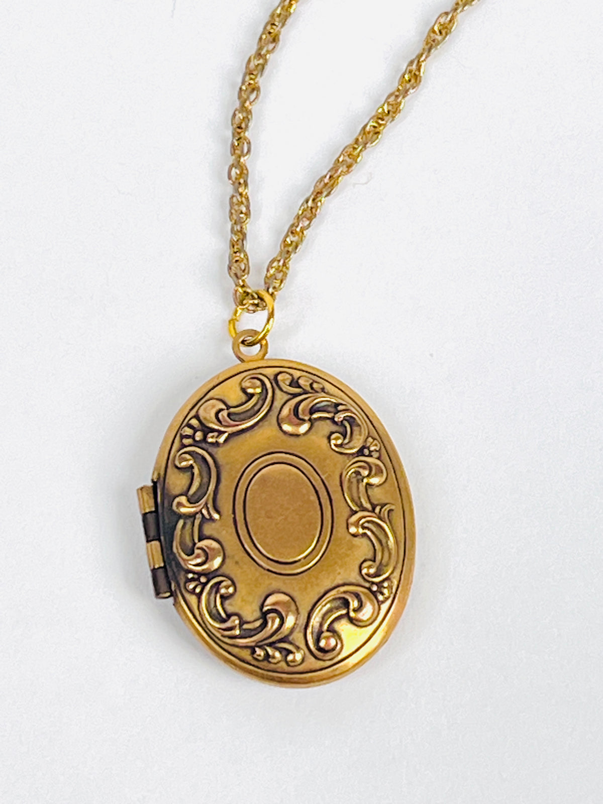 Vintage Antique Brass Locket
