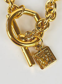 Vintage Anne Klein Lion Head Necklace
