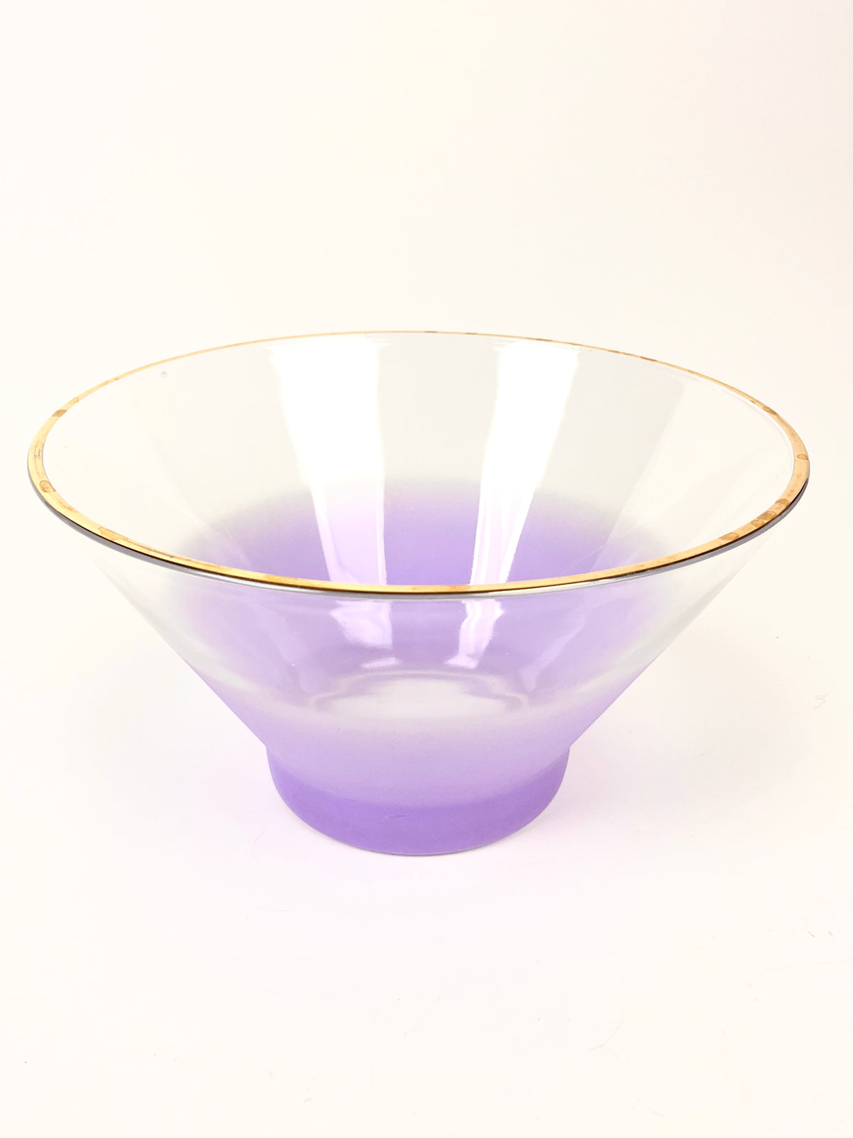 Vintage Mid-Century Lilac Ombre Bowl