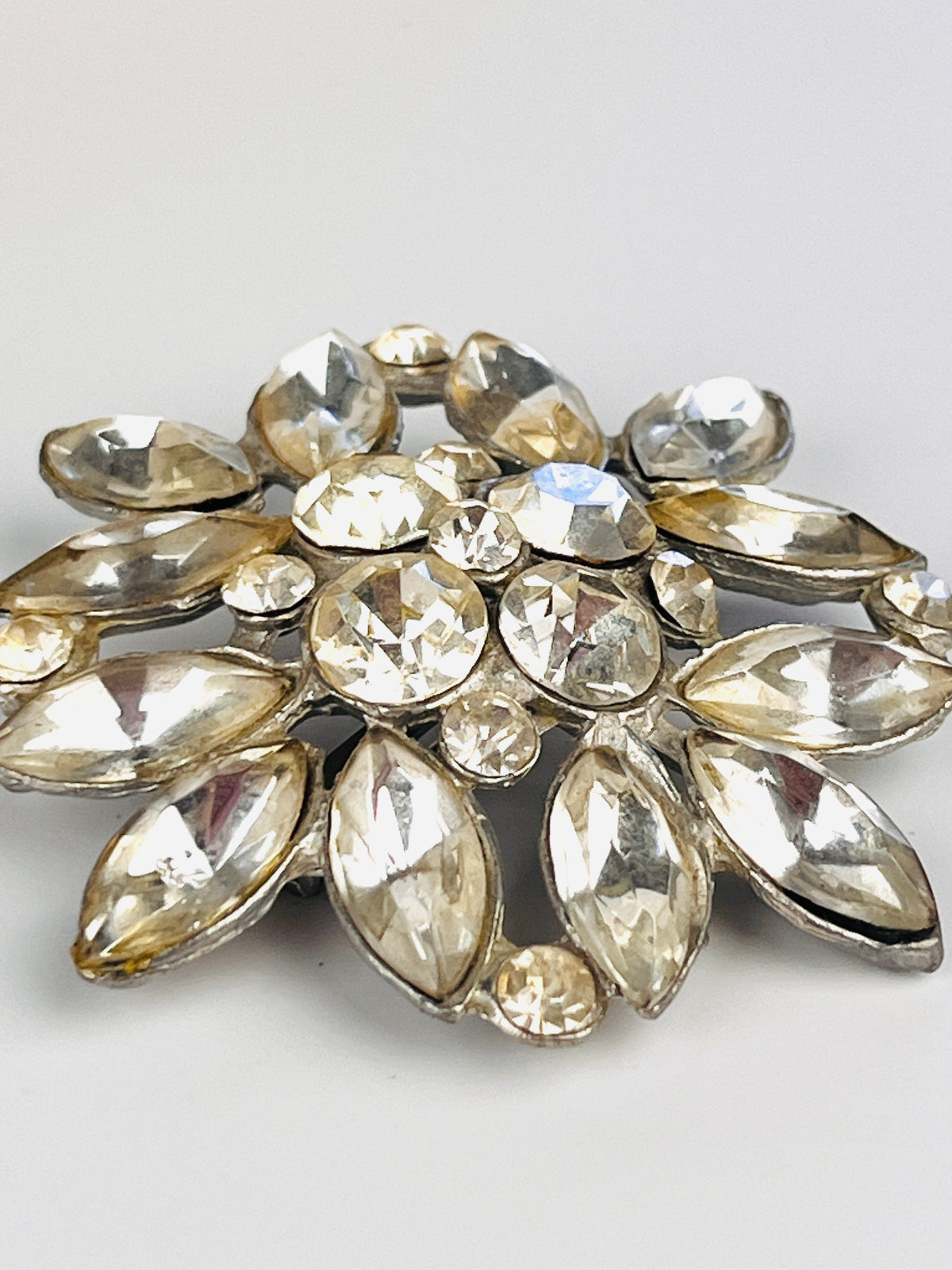 Vintage 1940s Rhinestone Brooch