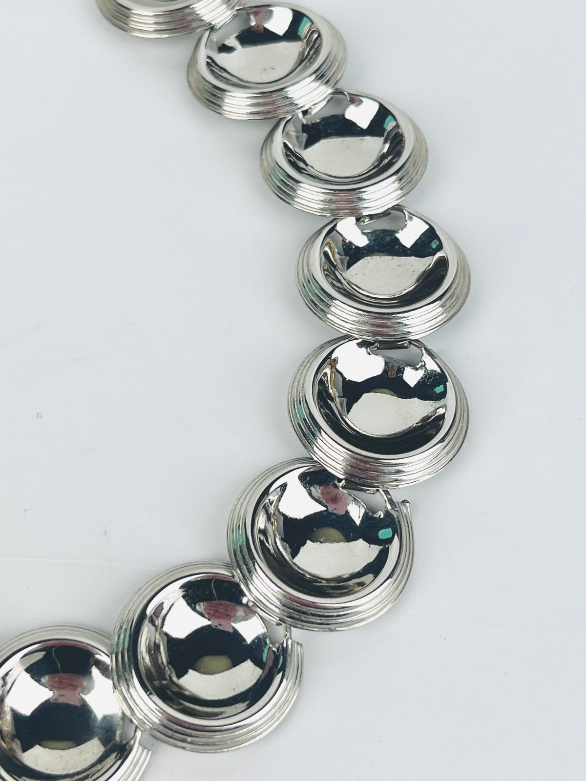 Vintage Modernist Disc Necklace