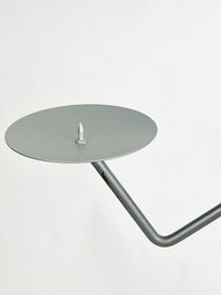Large Vintage Postmodern Metal Candle Holder