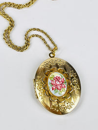 Vintage Floral Locket
