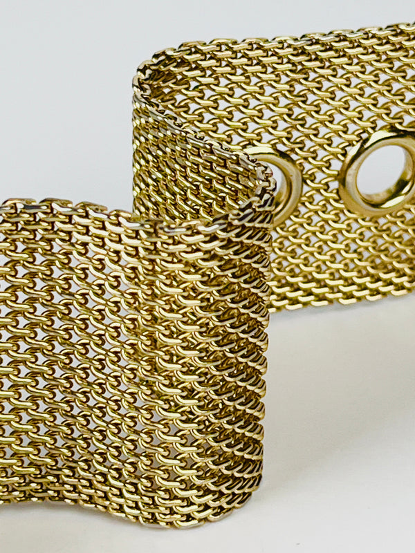 Vintage Metal Mesh Belt Bracelet