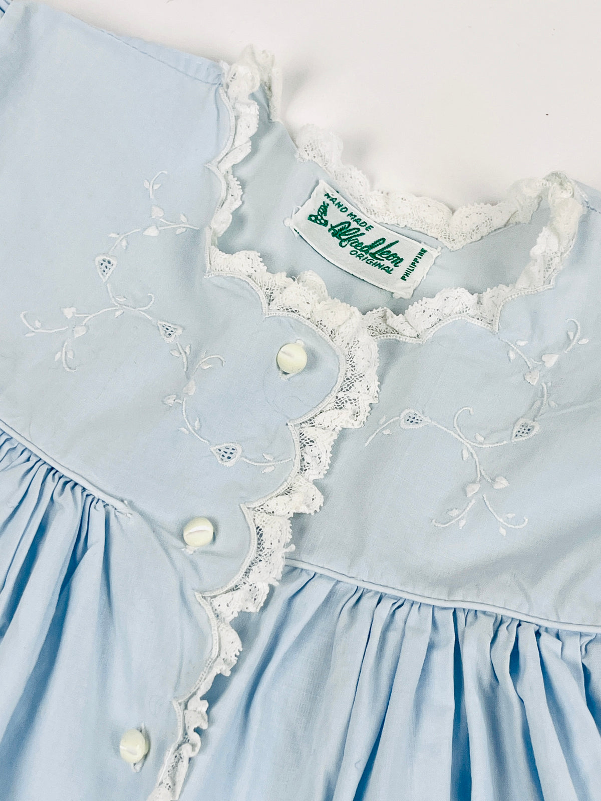 Vintage 1960s Handmade Baby Dress