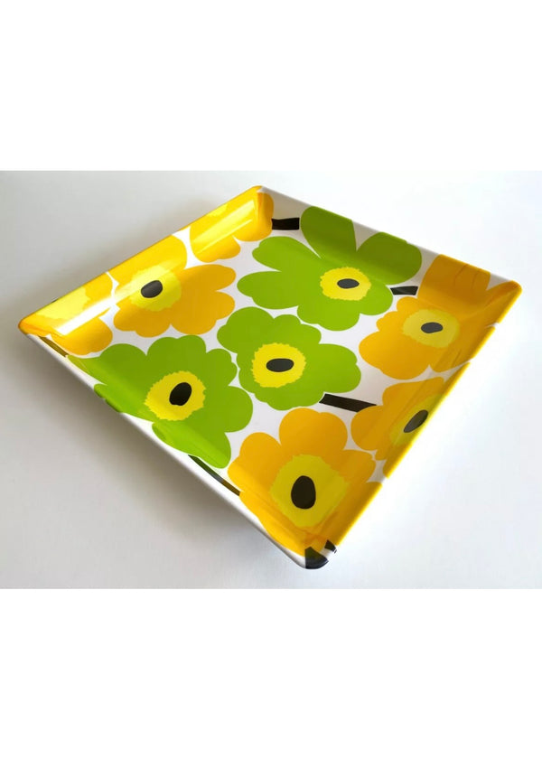 Vintage Marimekko Unikko Lime Tray