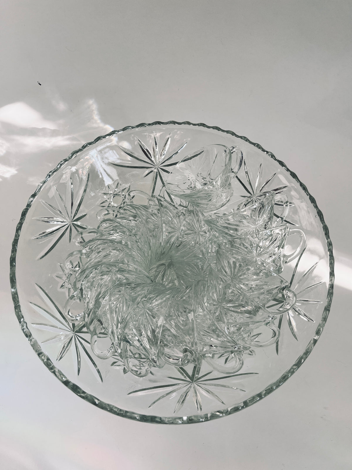 Vintage Punch Bowl Set - 24pc Set