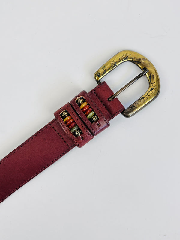 Vintage Genuine Leather Belt