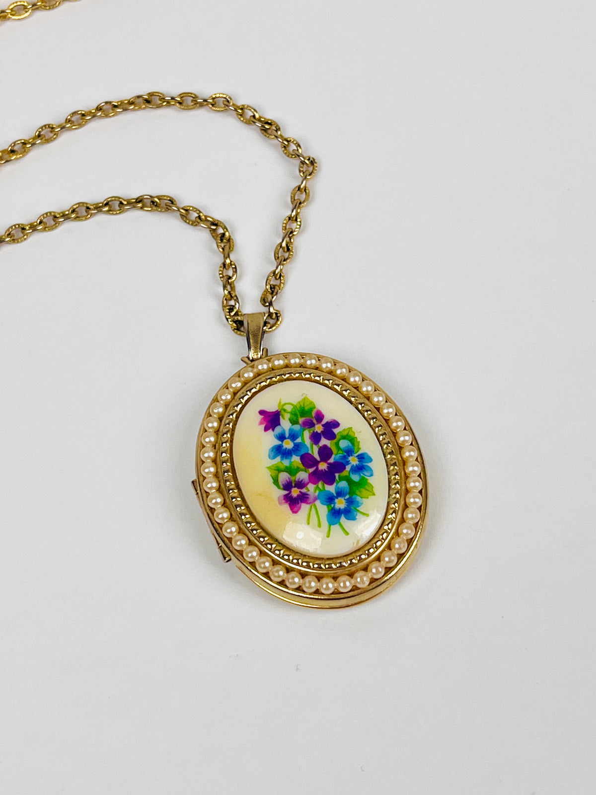 Vintage Floral Locket
