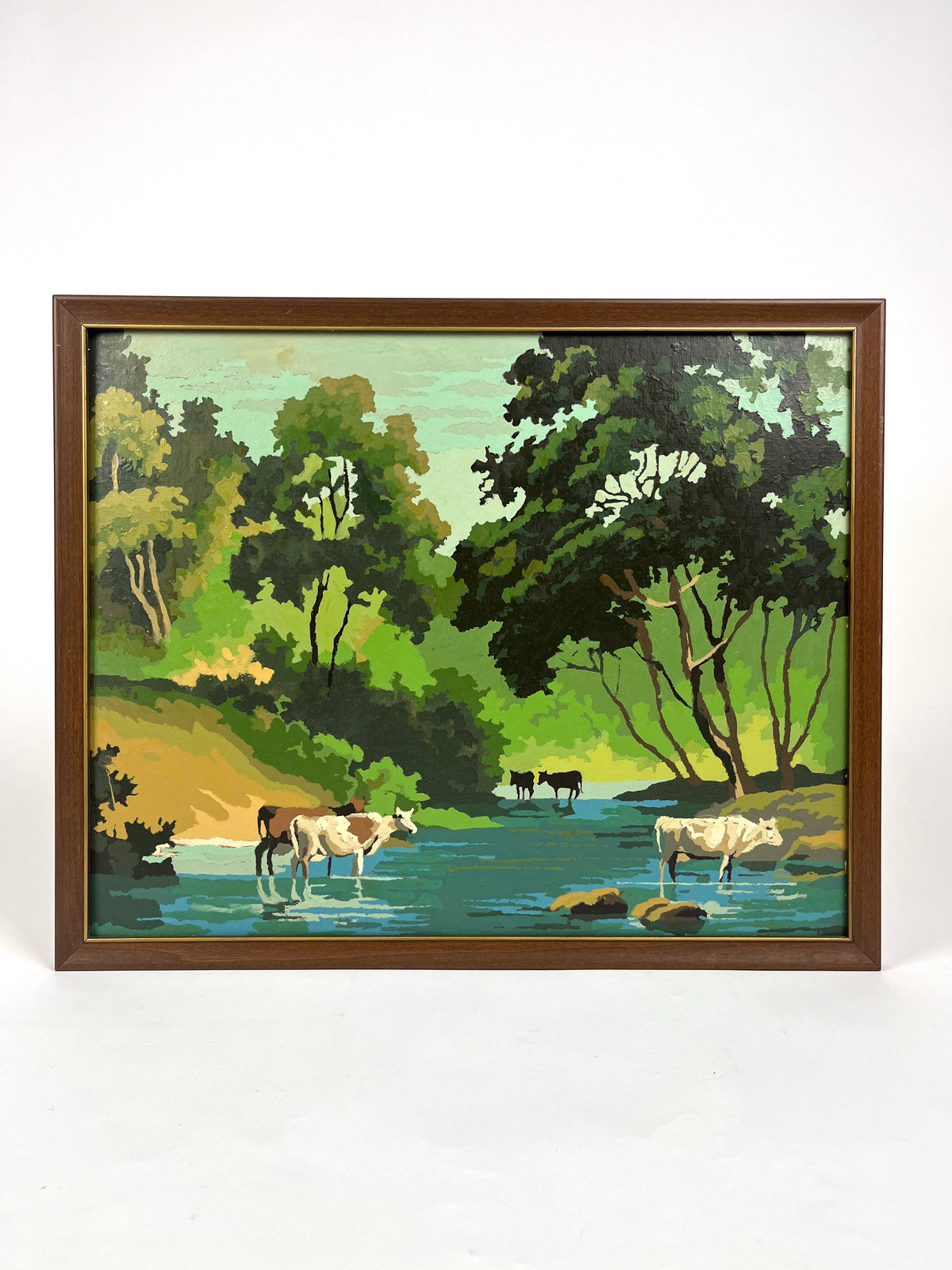 Vintage Paint by Numbers - Pastoral Cows