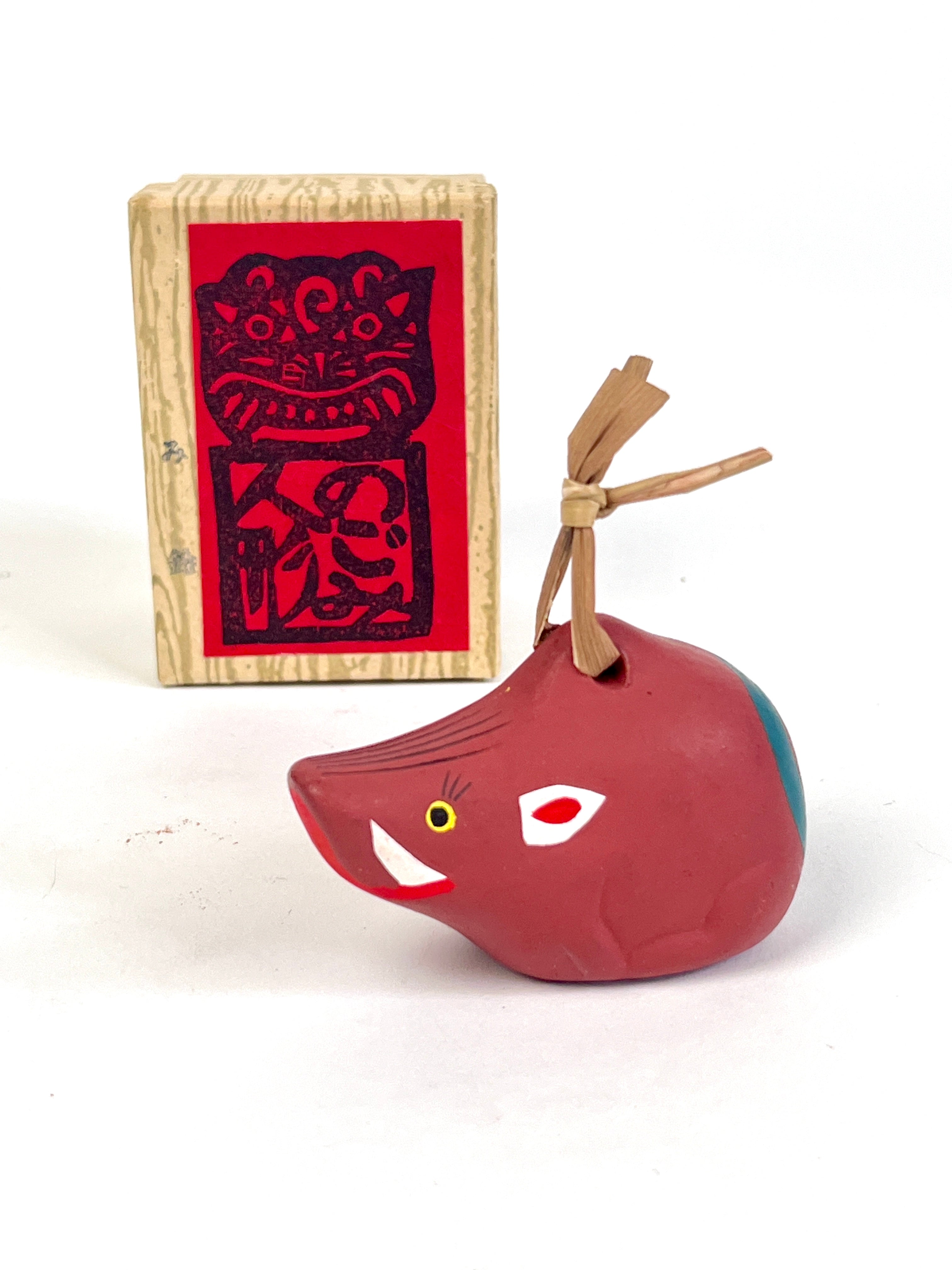 Vintage Japanese Zodiac Clay Bell - Boar – Dovetail