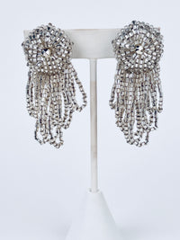 Vintage Silver Bead Earrings