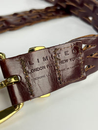Vintage Woven Leather Belt