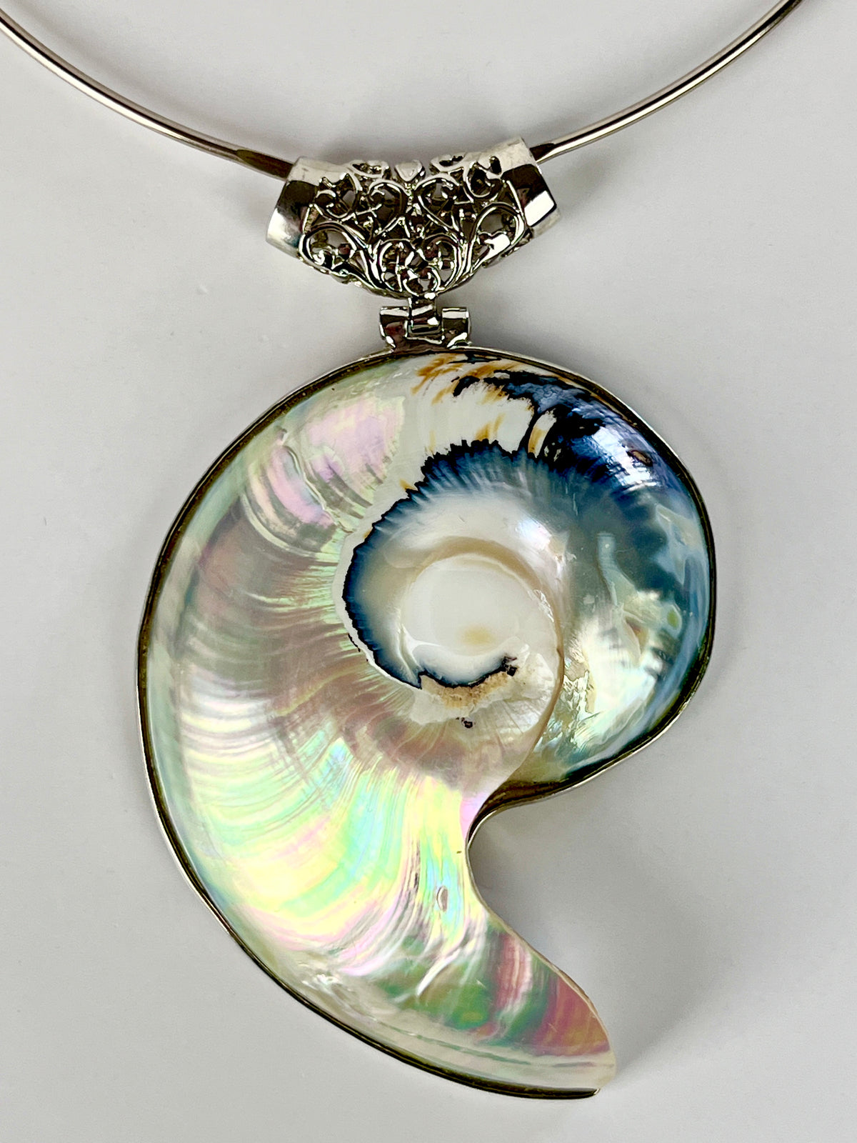 Vintage Nautilus Shell Necklace