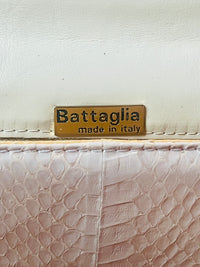 Vintage Battaglia Genuine Snakeskin Clutch
