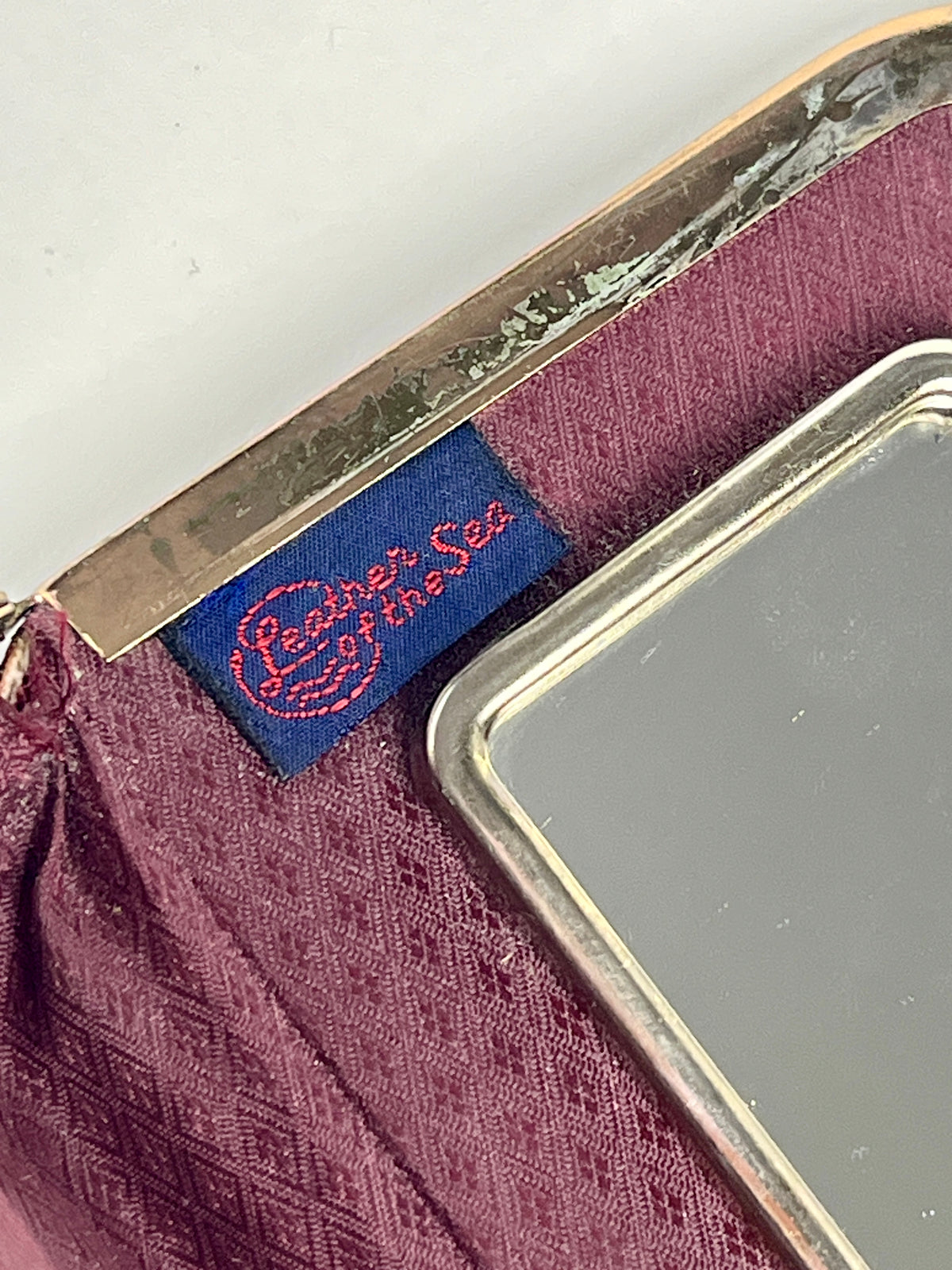 Vintage Eel Skin Makeup Case