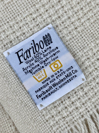 Vintage Faribault/Faribo Wool Blend Blanket