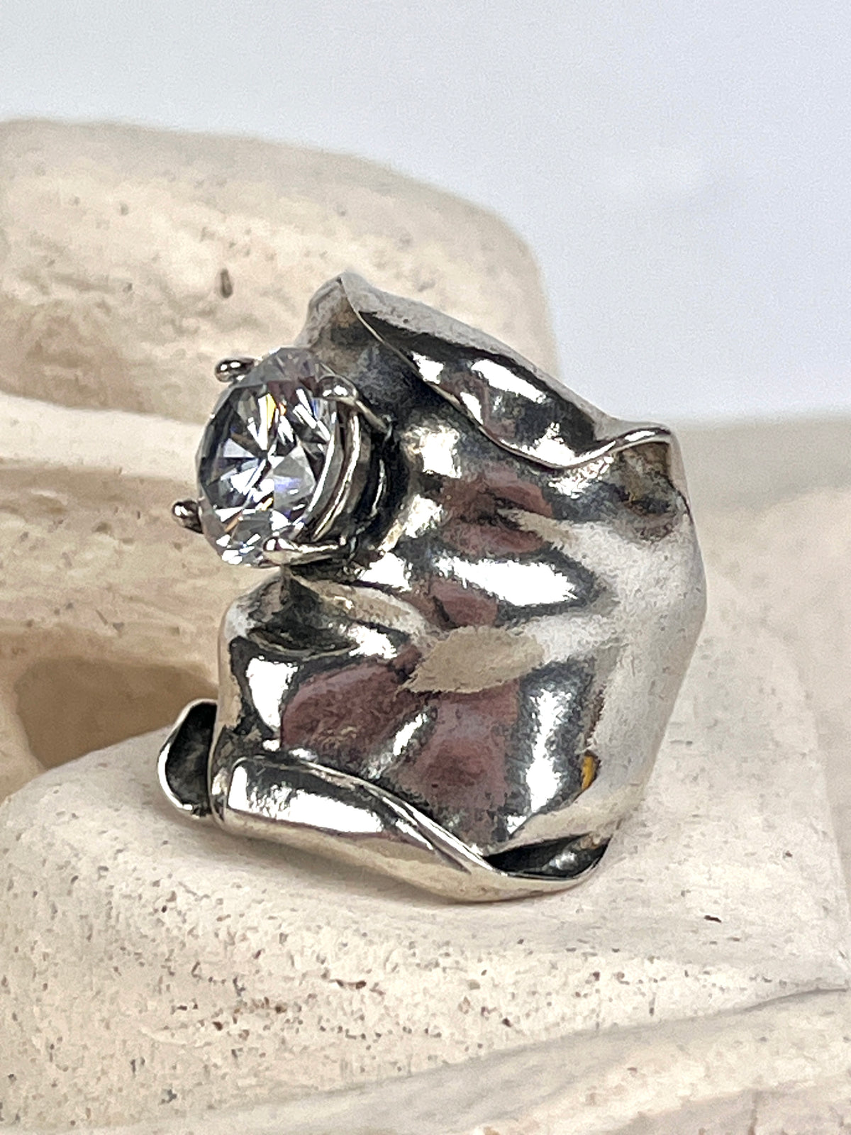 Vintage Modernist Sterling Ring