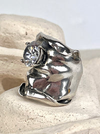 Vintage Modernist Sterling Ring