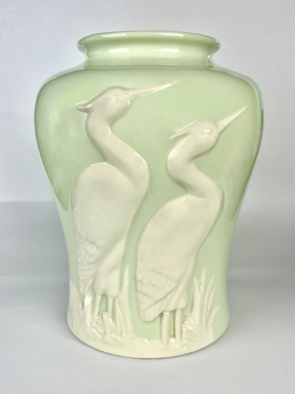 Vintage Art Deco Egret Vase