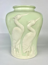 Vintage Art Deco Egret Vase