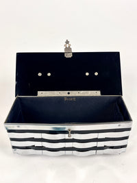 Vintage Chrome & Lucite Box Purse