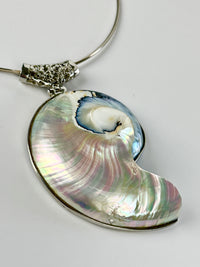 Vintage Nautilus Shell Necklace