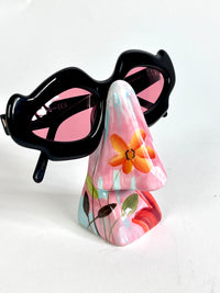 Ceramic Floral Nose Eyeglass Holder
