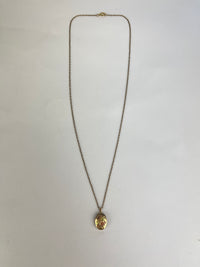 Vintage 14k Gold-Filled Engraved Floral Locket