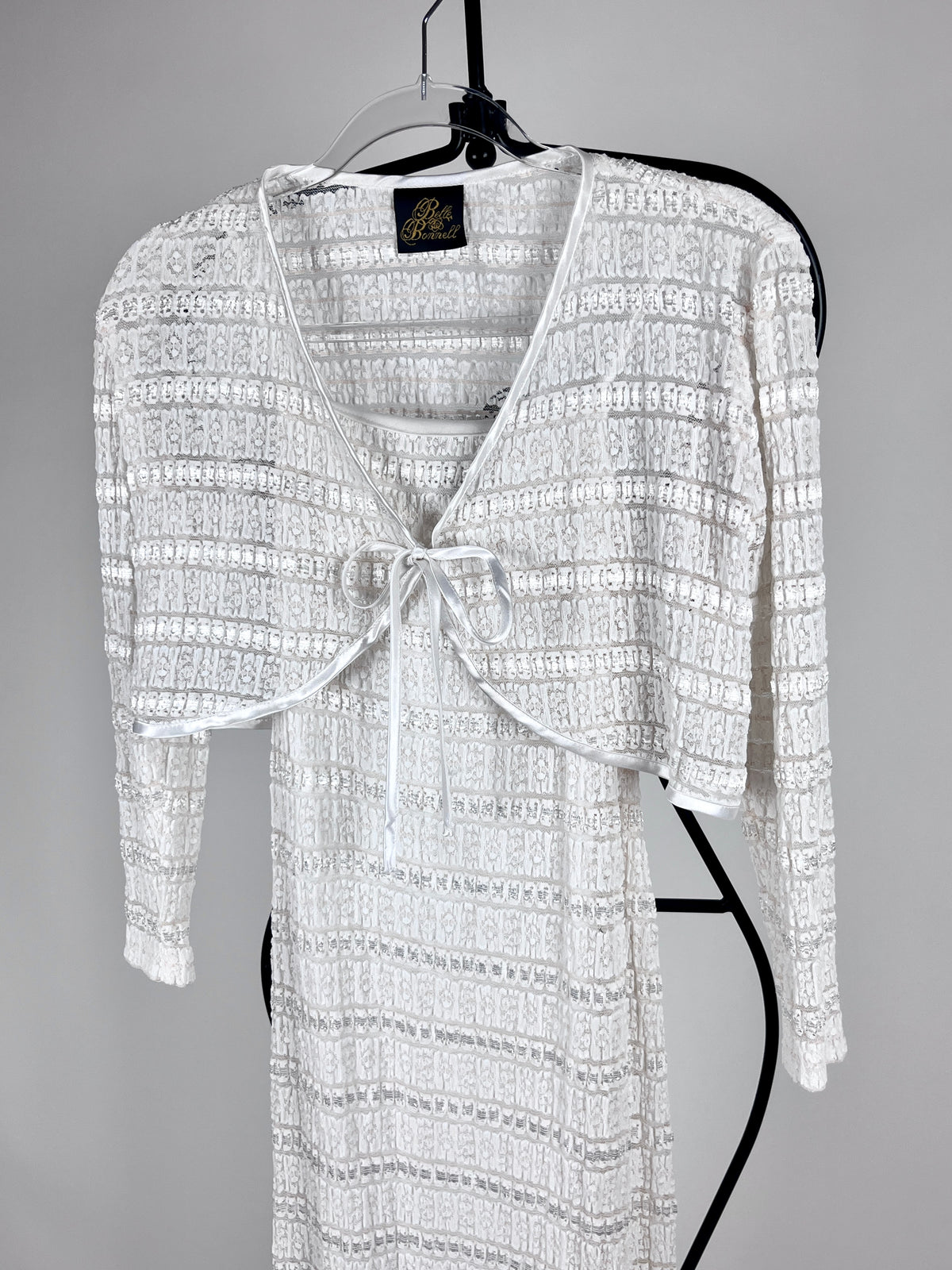 Vintage 90s White Lace Dress & Top