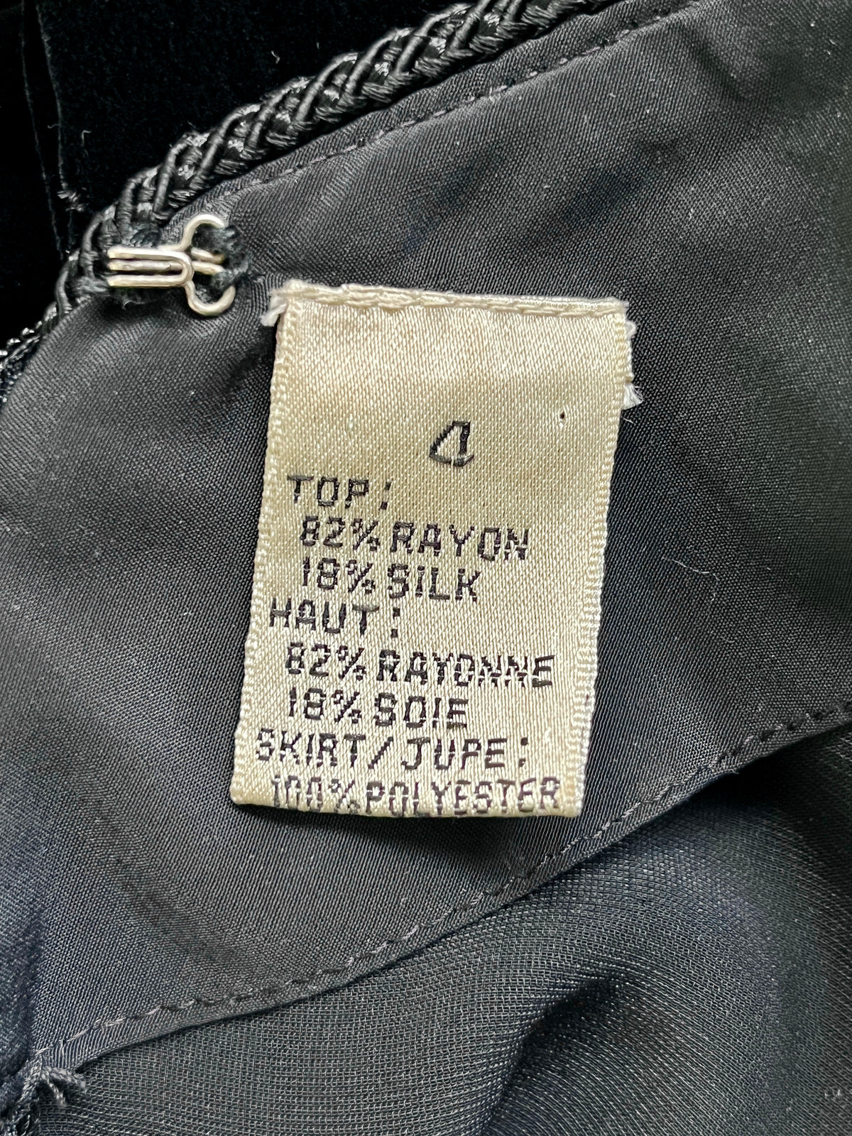 Vintage Velvet Pleated Dress