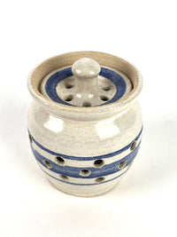 Handmade Stoneware Garlic Jar