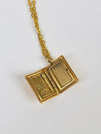 Vintage Book-Shaped Locket