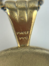 Vintage 14k Gold-Filled Engraved Floral Locket