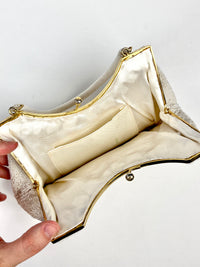 Vintage 1960s Beaded Handbag