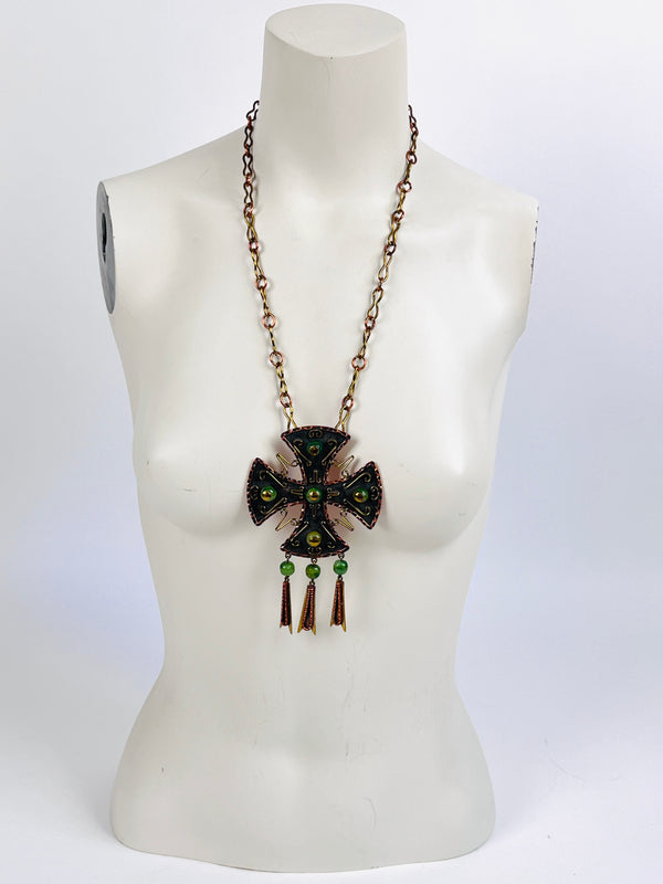 1950s Vintage Modernist Necklace