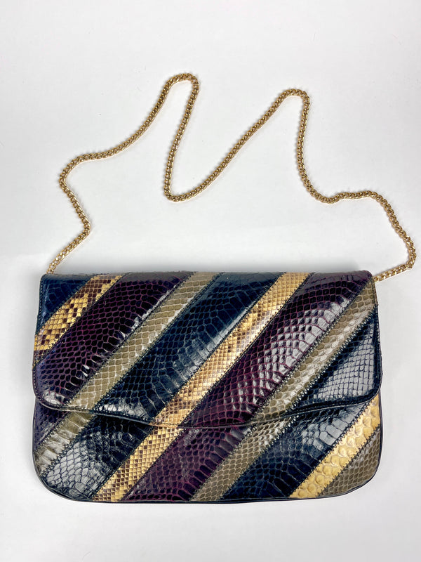 Vintage Snakeskin Bag