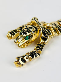 Vintage Tiger Shoulder Brooch