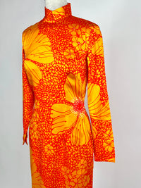 Vintage 1960s Floral Dress