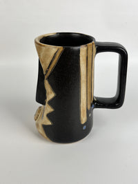 Handmade Stoneware Face Mug