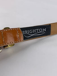 Vintage Tan Leather Brighton Belt