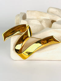 Vintage Gold Tone Monet Brooch