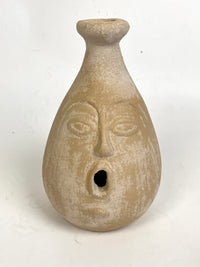 Vintage Terracotta Face Vessel